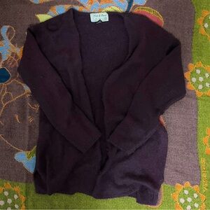vintage purple cardigan